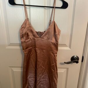 RESA Mini Dress - Blush Pink - Size Small